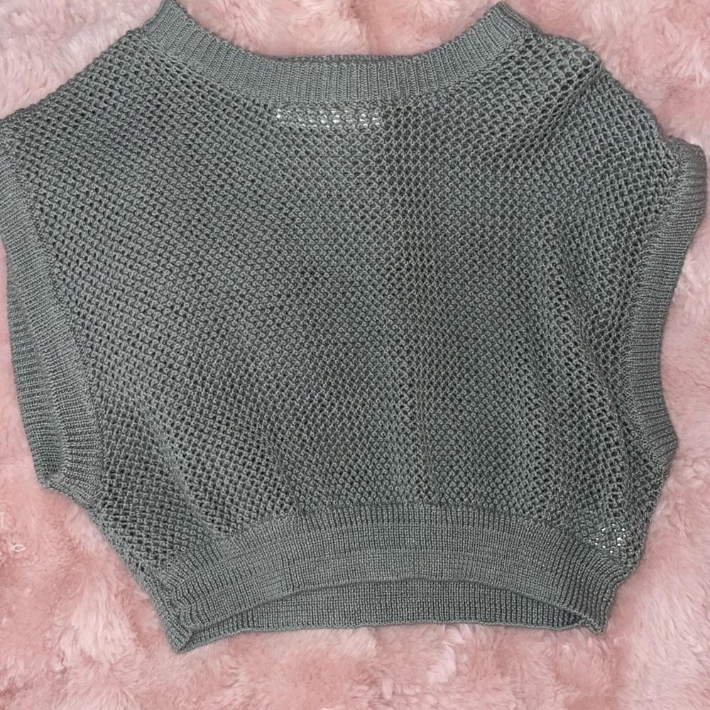 Altar'd State Gray Knit Vest